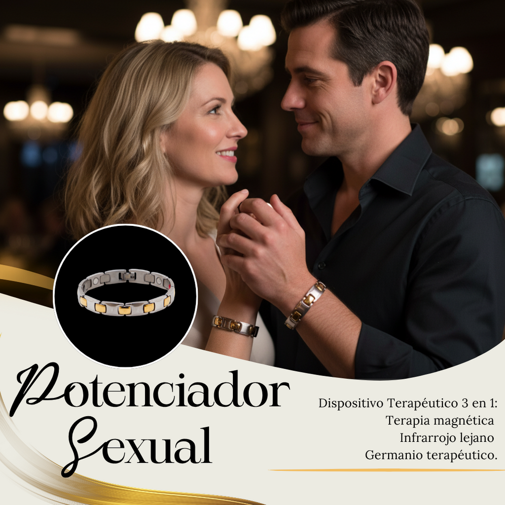 Brazalete de terapia magnética potenciador sexual y de energía