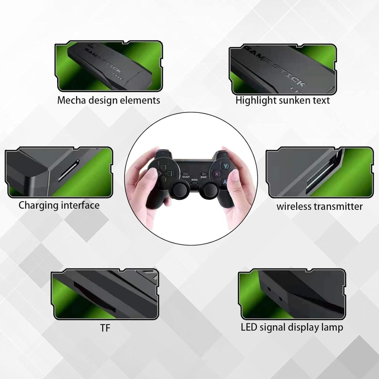 Consola juego 4k ultra hd game stick