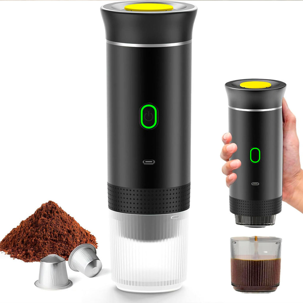 Cafetera Expresó Portátil Capsulas 3 en 1 Compatible con Nespresso Dolce Gusto y Café Molido