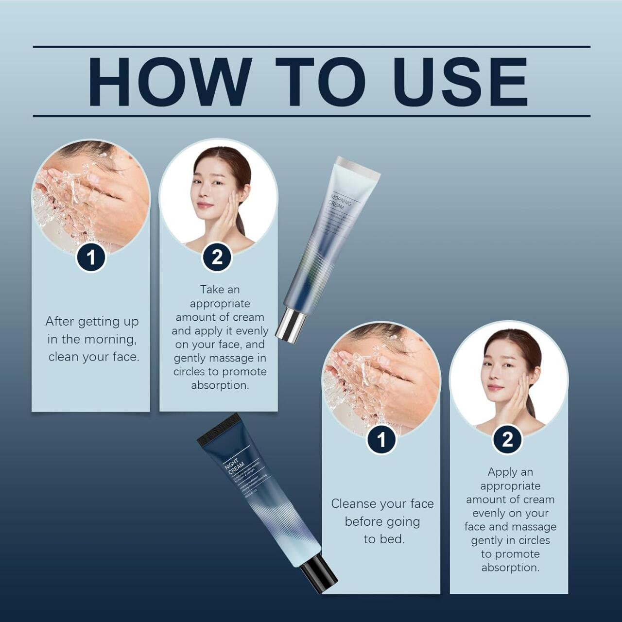 Kit Crema Hidratante de Día y Noche con Extracto de Centella Asiática 🌙☀️🌿