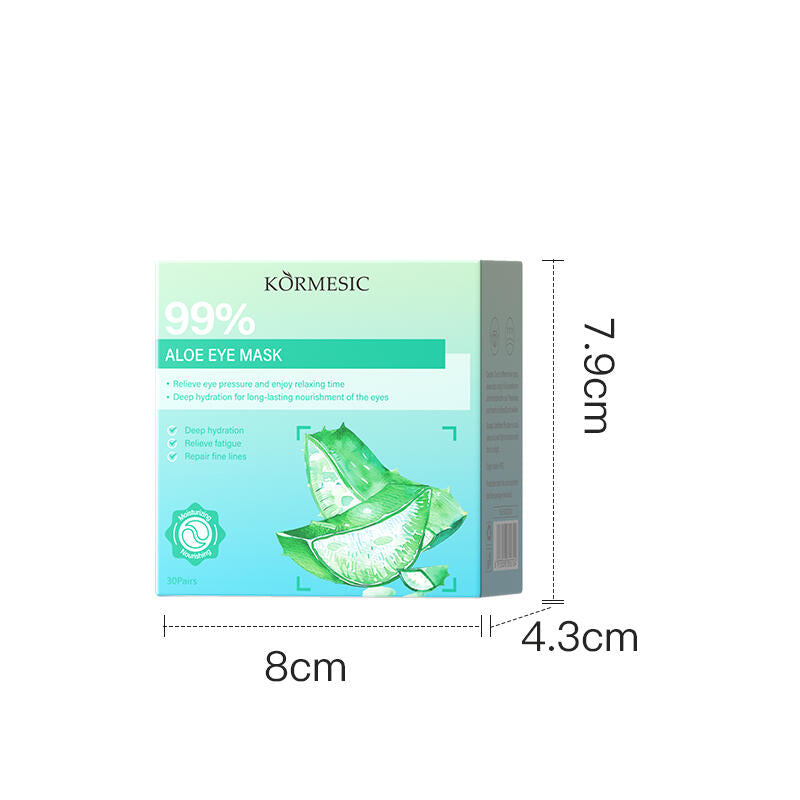 KORMESIC Máscara Para Ojos de Aloe – 30 Pares 🍃👁️